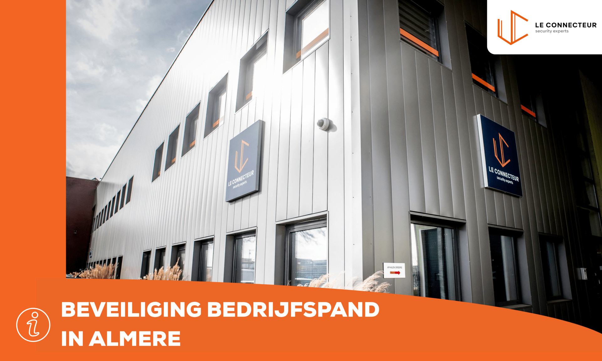 banner beveiliging bedrijfspand